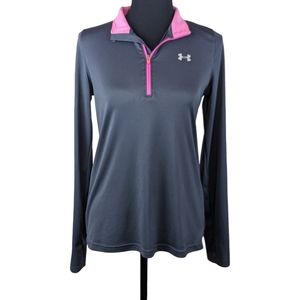 Under Armour | Girl's UA Graphic 1/4 Zip Long Sleeve Shirt Size Youth XL